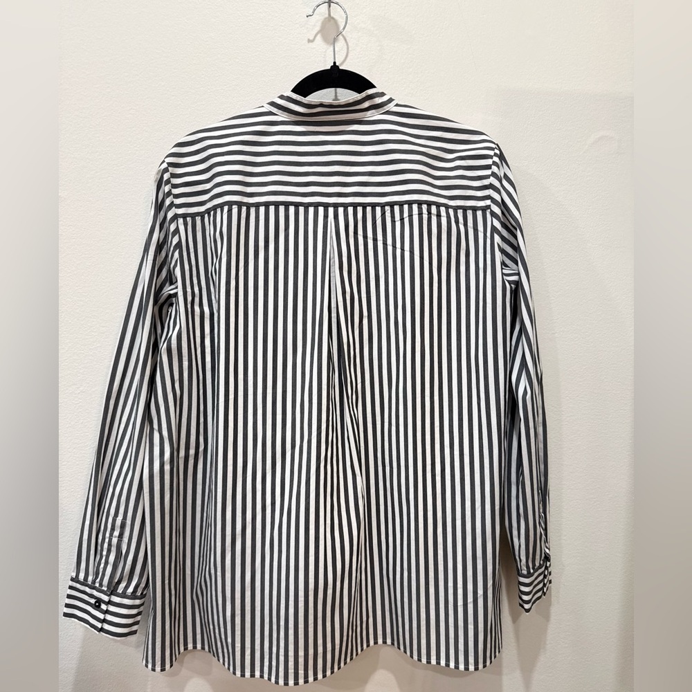 Striped Button-Up Shirt - Picture 5 of 9